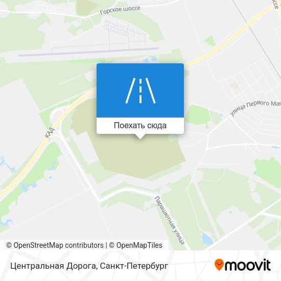 Карта Центральная Дорога