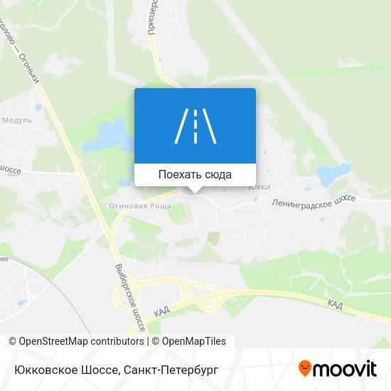 Карта Юкковское Шоссе