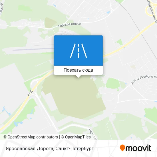 Карта Ярославская Дорога