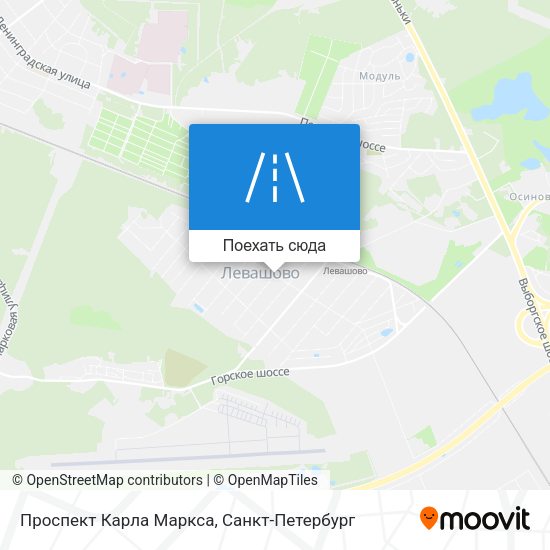 Карта Проспект Карла Маркса