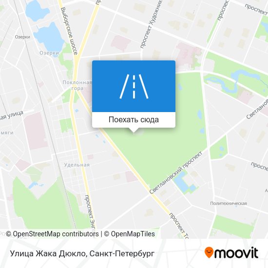 Карта Улица Жака Дюкло