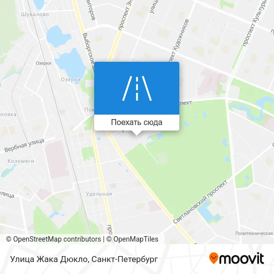 Карта Улица Жака Дюкло