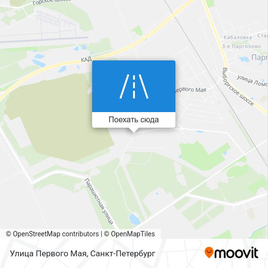 Карта Улица Первого Мая