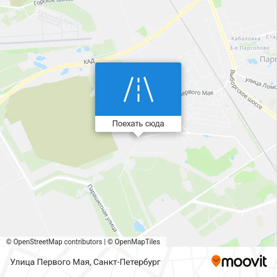 Карта Улица Первого Мая