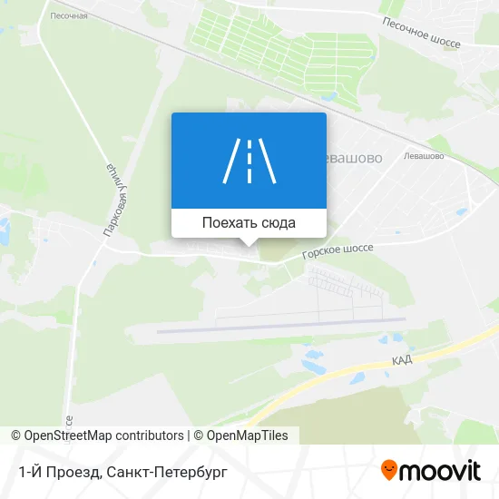 Карта 1-Й Проезд