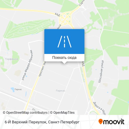Карта 6-Й Верхний Переулок