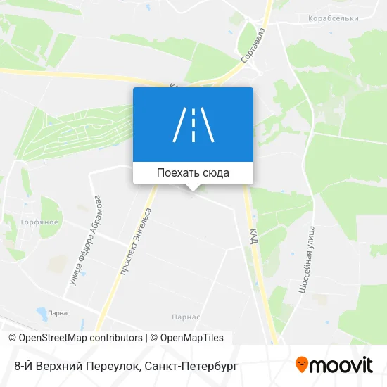 Карта 8-Й Верхний Переулок