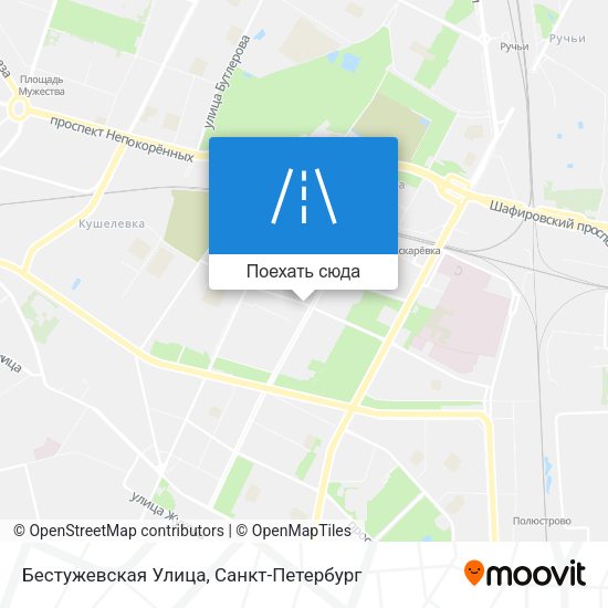 Карта Бестужевская Улица