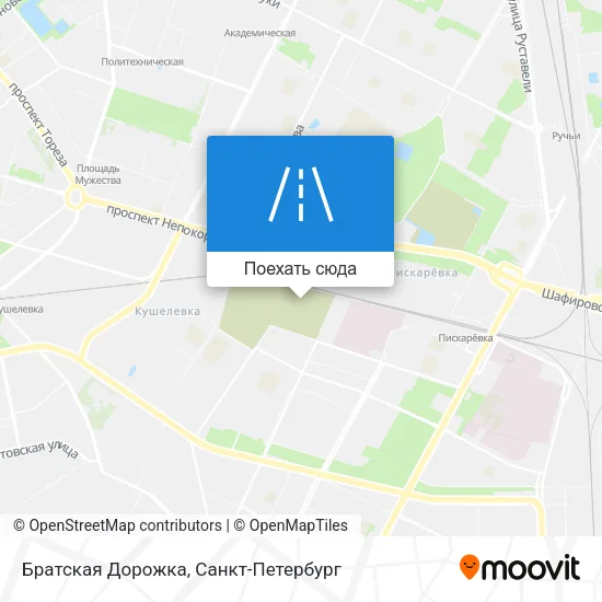 Карта Братская Дорожка