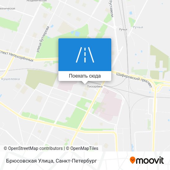 Карта Брюсовская Улица