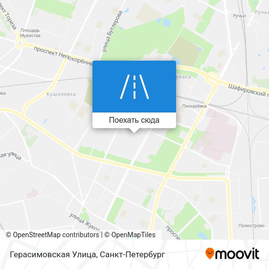 Карта Герасимовская Улица