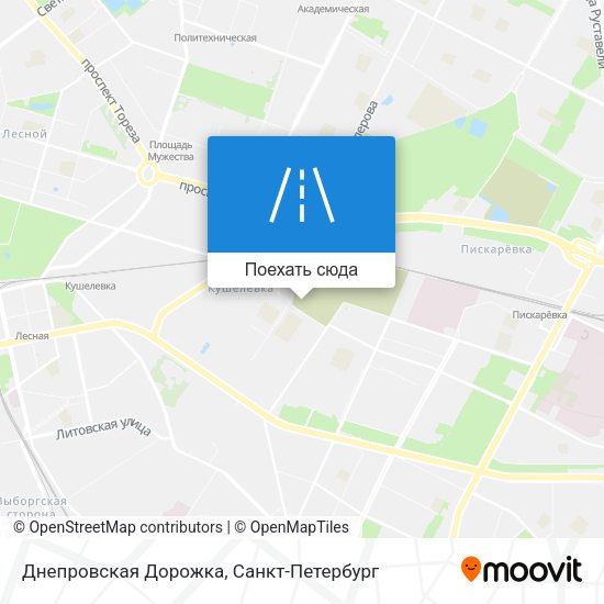Карта Днепровская Дорожка