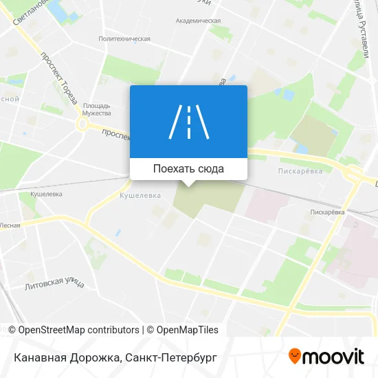 Карта Канавная Дорожка