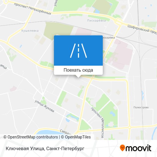 Карта Ключевая Улица