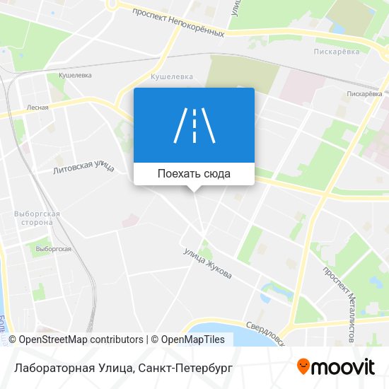 Карта Лабораторная Улица