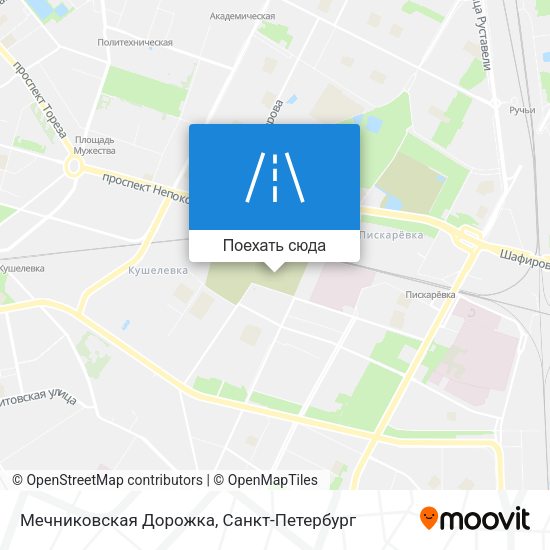 Карта Мечниковская Дорожка