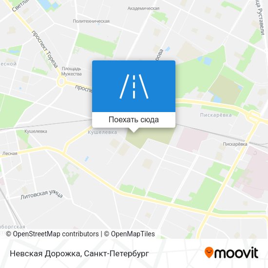 Карта Невская Дорожка