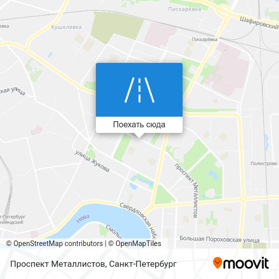 Карта Проспект Металлистов