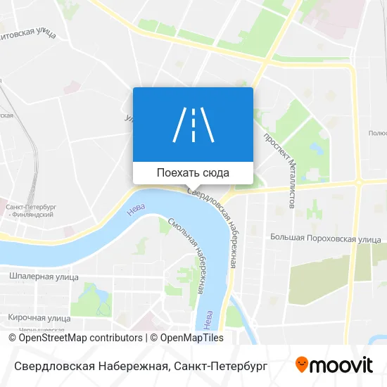 Карта Свердловская Набережная