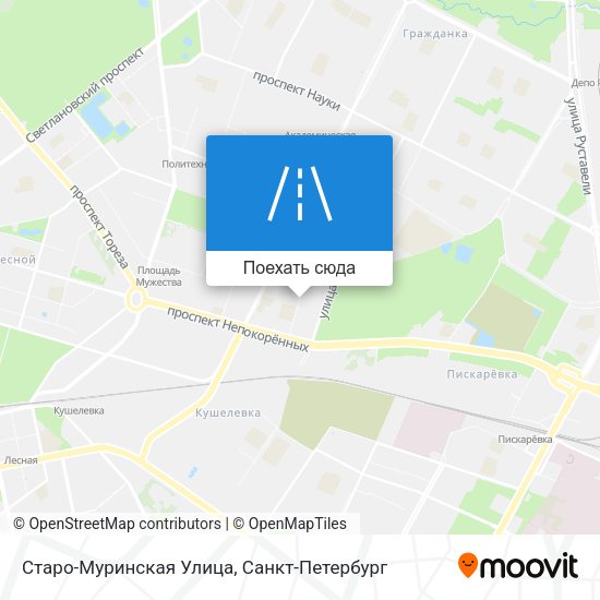 Карта Старо-Муринская Улица