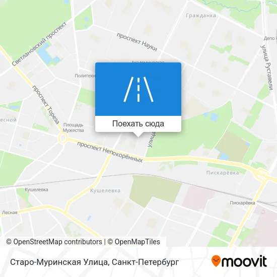 Карта Старо-Муринская Улица