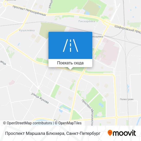 Карта Проспект Маршала Блюхера