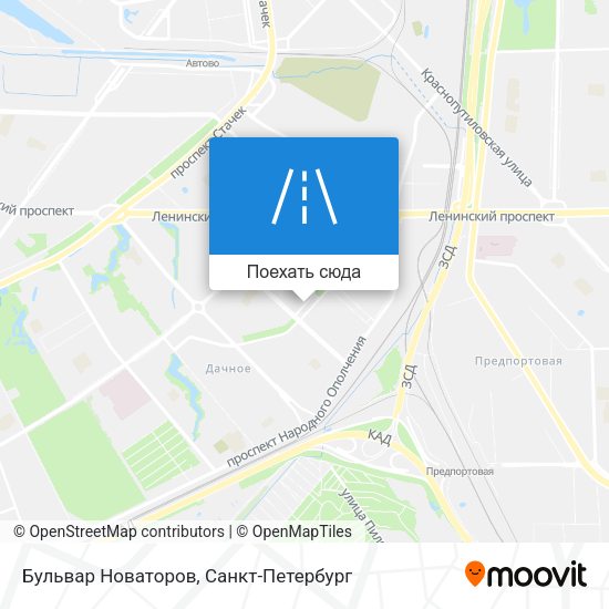 Карта Бульвар Новаторов