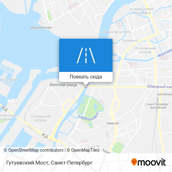 Карта Гутуевский Мост