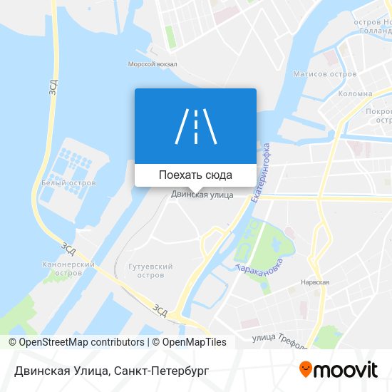 Карта Двинская Улица