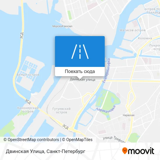 Карта Двинская Улица