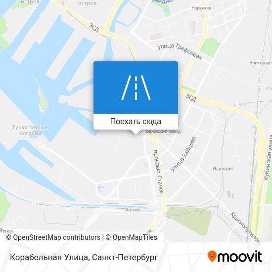 Карта Корабельная Улица