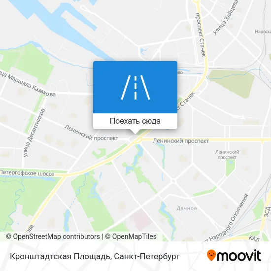 Карта Кронштадтская Площадь