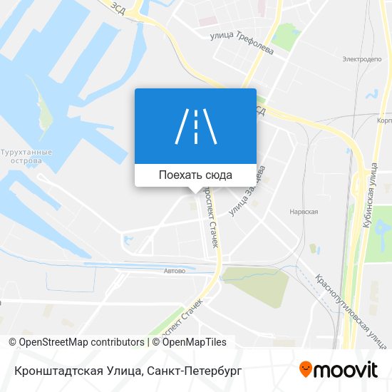 Карта Кронштадтская Улица