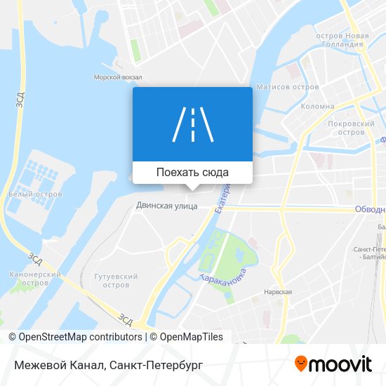 Карта Межевой Канал