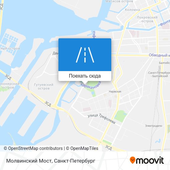 Карта Молвинский Мост