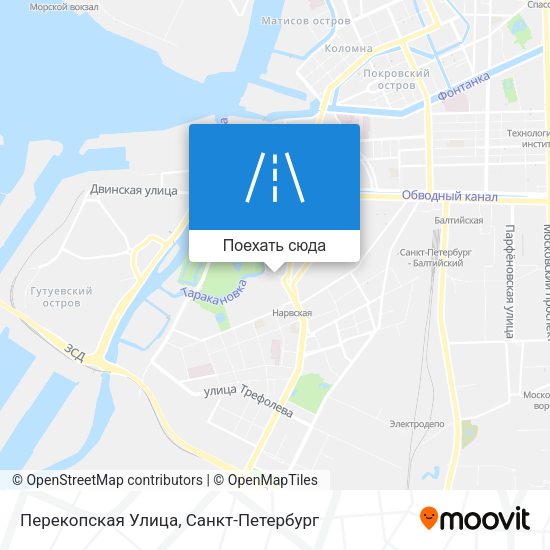 Карта Перекопская Улица