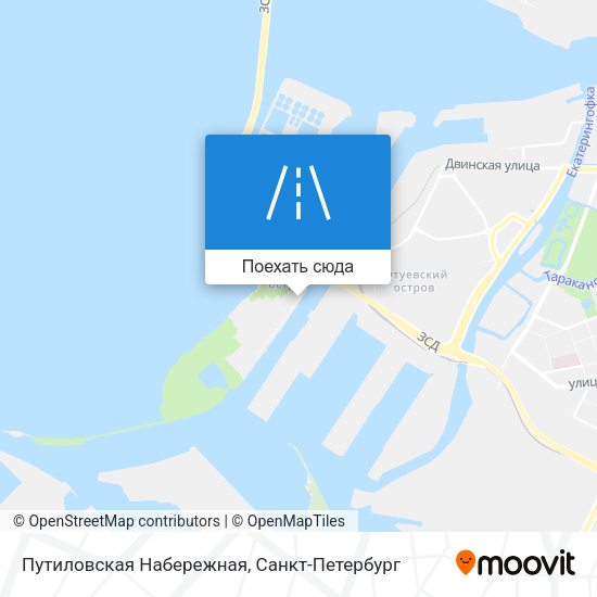 Карта Путиловская Набережная