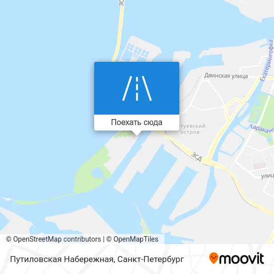 Карта Путиловская Набережная