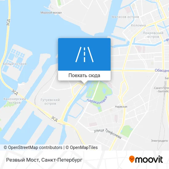 Карта Резвый Мост