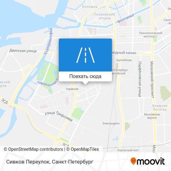 Карта Сивков Переулок