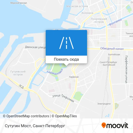 Карта Сутугин Мост