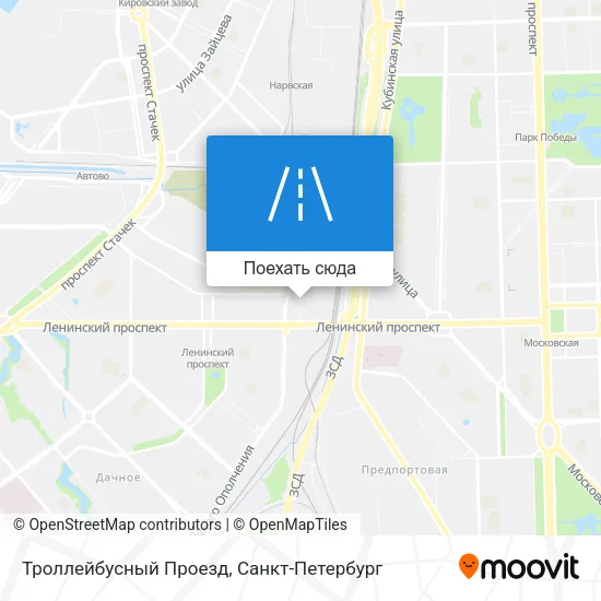Карта Троллейбусный Проезд