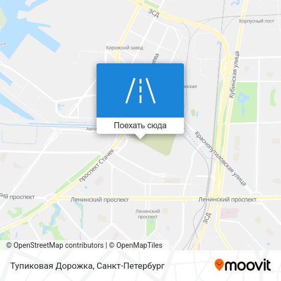 Карта Тупиковая Дорожка