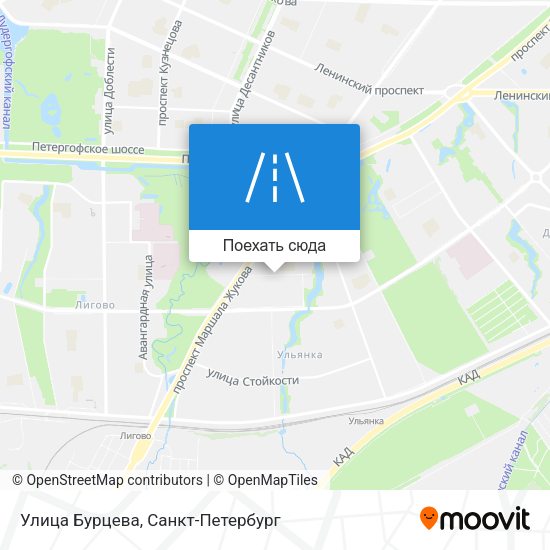 Карта Улица Бурцева