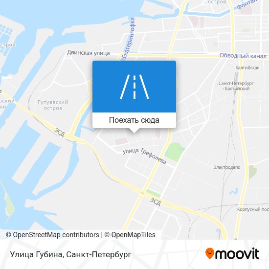Карта Улица Губина