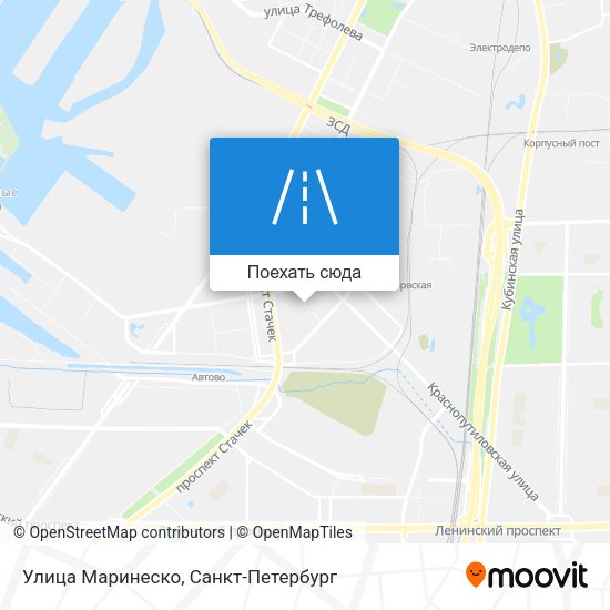 Карта Улица Маринеско