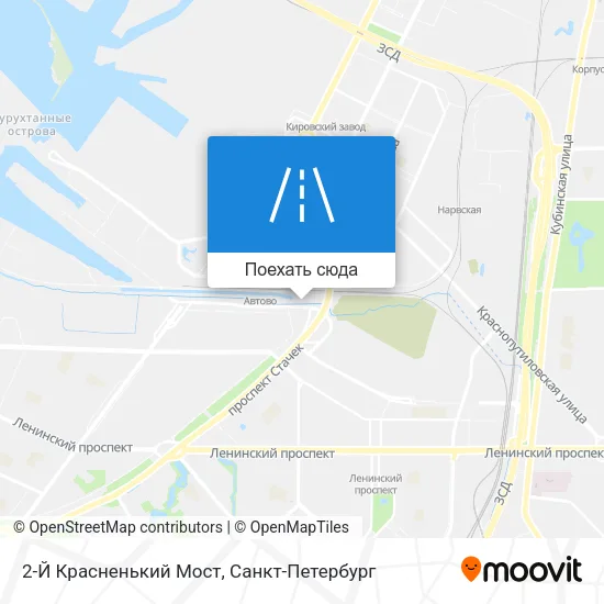 Карта 2-Й Красненький Мост