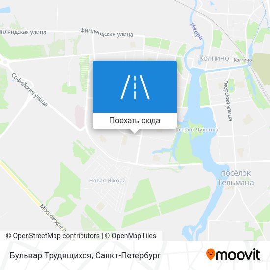 Карта Бульвар Трудящихся