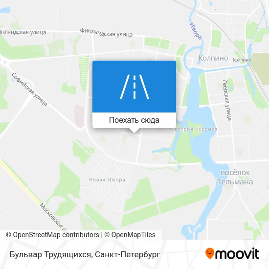 Карта Бульвар Трудящихся