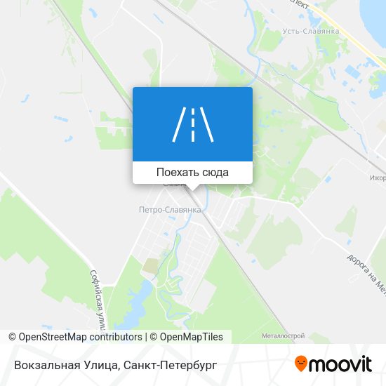 Карта Вокзальная Улица